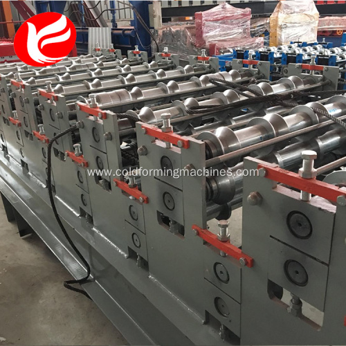 Color steel double layer roll forming machine